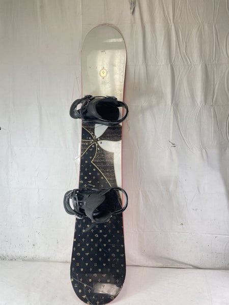 Used Burton Troop 155 Cm Womens Snowboard Combo W Burton Citizen Lg Bindings