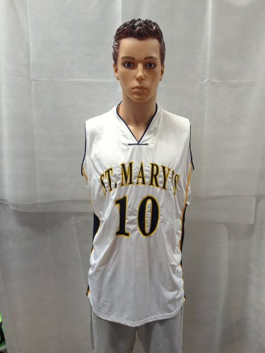 St. Mary's College Game Used Russell Athletic Basketball Jersey L NCAA