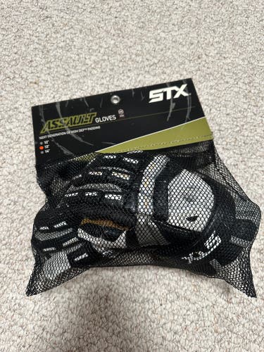 Used Player's STX 13" Assault Lacrosse Gloves