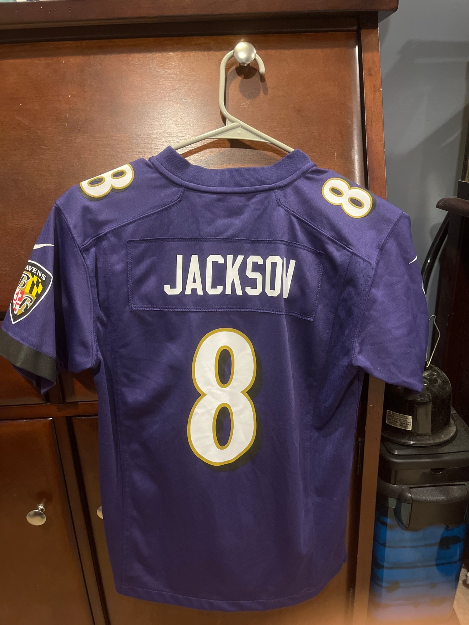 Nike, Shirts, Adult Nike Baltimore Ravens Lamar Jackson Jersey Size  Medium Euc