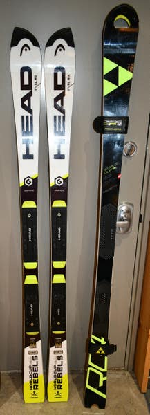 used HEAD 158 Slalom World Cup Rebels i.SL RD race Skis