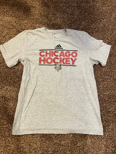 Chicago Wolves Gray Adult Men's Used Medium Adidas Shirts