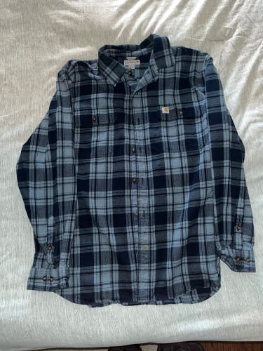 Blue Carhartt Flannel