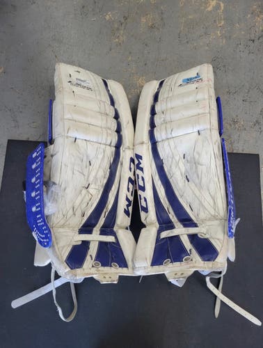 Used Ccm Extreme Flex 500 32" Inter Lg Plus 1" Goalie Leg Pads