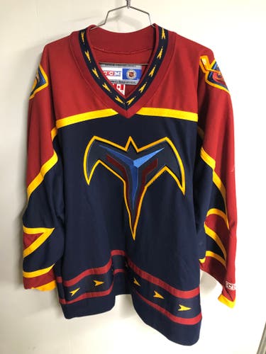 Vintage Atlanta Thrashers XL Men's CCM Jersey