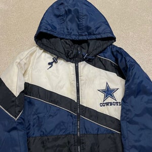 Dallas Cowboys Jacket Men XL Adult Puffer NFL Football Vintage 90s Winter Coat