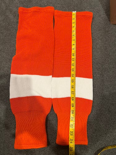 Orange Hockey Socks *New 24.5” Long*
