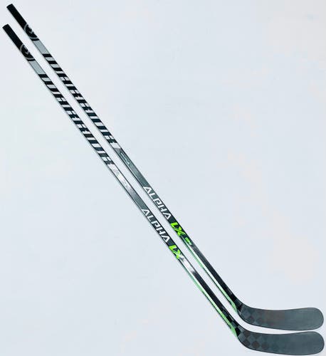 New 2 Pack Warrior Alpha LX Pro Hockey Sticks-LH-P92-85 Flex-Stick' Em Grip