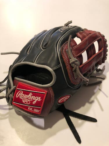 Used Right Hand Throw Rawlings Infield R9 Baseball Glove 11.75"