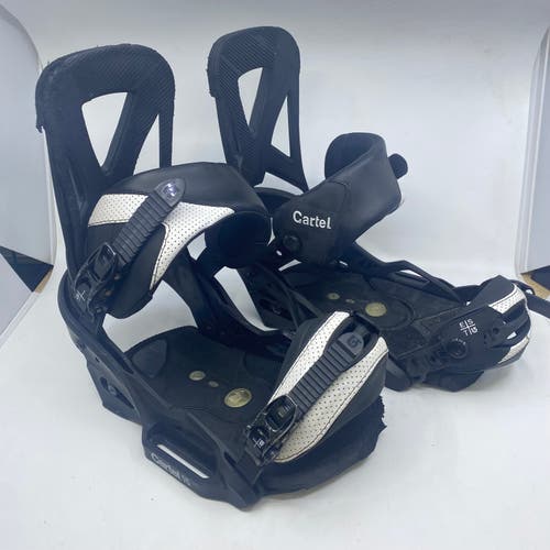 Men's Used Large Burton Cartel Snowboard Bindings All Mountain