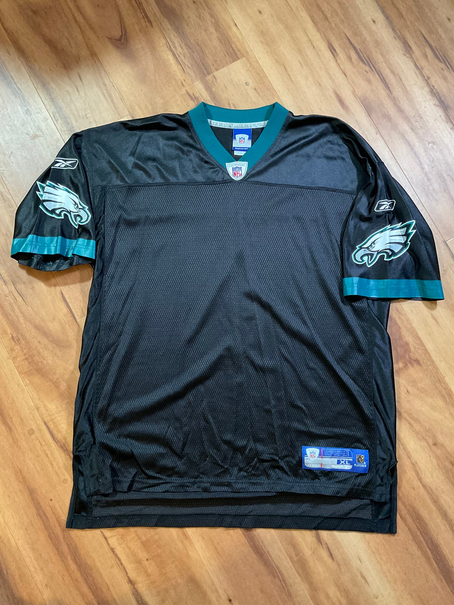 Philadelphia Eagles #90 Howard NFL Black Reebok Jersey XL