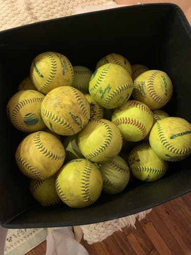 3 Dozen BP Softballs