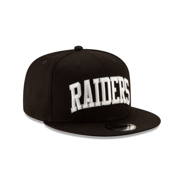 Las Vegas Raiders New Era Script Original Fit 9FIFTY Snapback Hat - Black