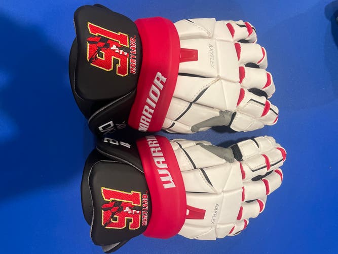 New Player's Warrior large EVO QX Lacrosse Gloves