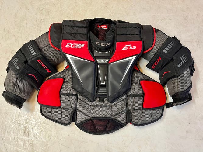 Used Large/Extra Large CCM Extreme Flex Shield E2.9 Goalie Chest Protector