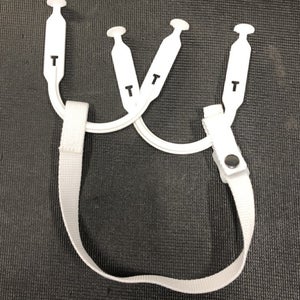 New White Earloop and Chin Strap Combo
