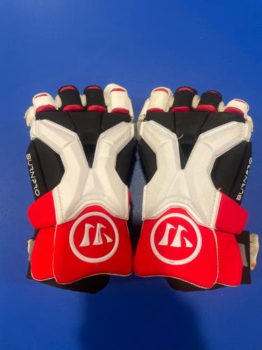 New Player's Warrior large Burn Pro Lacrosse Gloves
