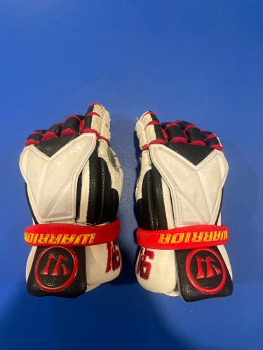 Used Player's Warrior 12" Evo Pro Lacrosse Gloves