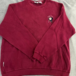 Vintage Tasmanian Devil Pro Golf Crewneck Sweatshirt Red XL