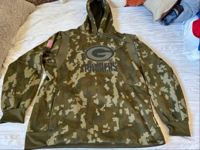 Nike, Shirts, Nike Nfl Baltimore Ravens Salute To Service Camo Hoodie  Sweatshirt Xl Nwt