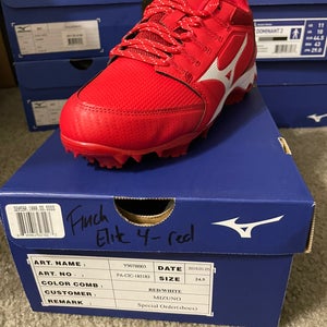 Red Women's Molded Cleats Jennie Finch Mizuno Cleats