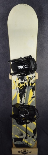 ATLANTIS SNOWBOARD SIZE 154 CM WITH NEW PICCO LARGE BINDINGS
