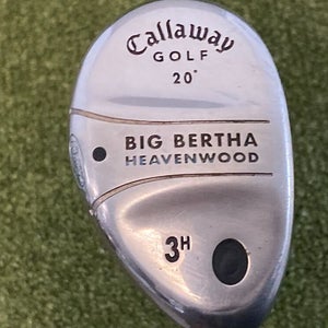 Callaway Big Bertha Heaven Wood 20* 3 Hybrid LRH BB Gems 55 Ladies Graph (L3836)