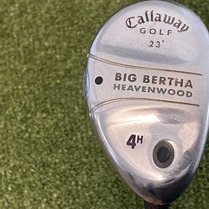 Callaway Big Bertha Heaven Wood 23* 4 Hybrid LRH BB Gems 55 Ladies Graph (L3826)