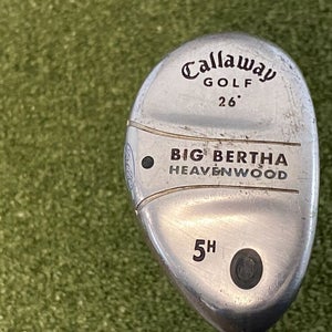 Callaway Big Bertha Heaven Wood 26* 5 Hybrid LRH BB Gems 55 Ladies Graph (L3823)