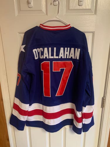 1980 USA Olympic Hockey Jack O’Callahan Jersey