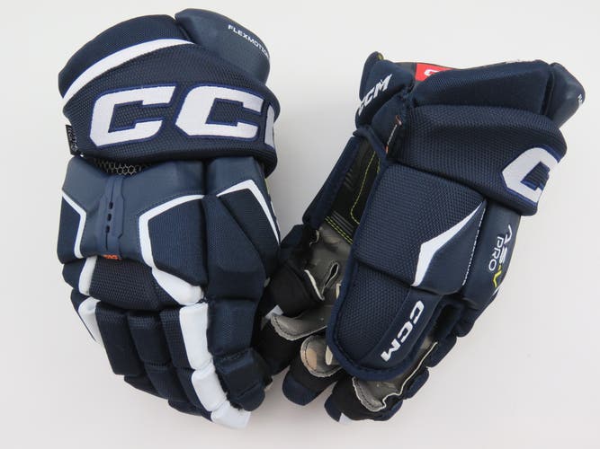 New! CCM Tacks AS-V Pro Ice Hockey Gloves Senior Size 14" Navy