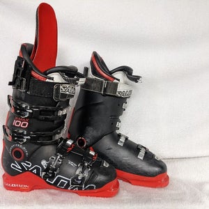 Salomon Energyzer X-Max 100 Ski Boots Size 26.5 Color Black Condition Used