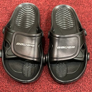 Black New Bauer Shower Sandals Item#MNKSS
