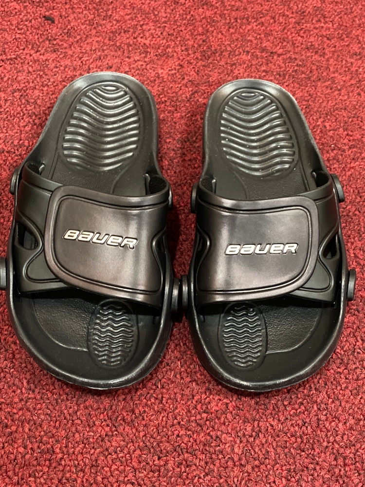 Black New Bauer Shower Sandals Item#MNKSS