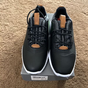 Boys' Junior PUMA IGNITE PWRADAPT 2.0 Golf Shoes Size 4C Black/Black BRAND NEW