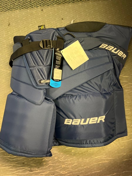 New Large NAVY Bauer Supreme S190 Hockey Goalie Pants