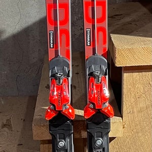 Used 2021 Atomic 187 cm Racing Redster G9 Skis Max Din 16