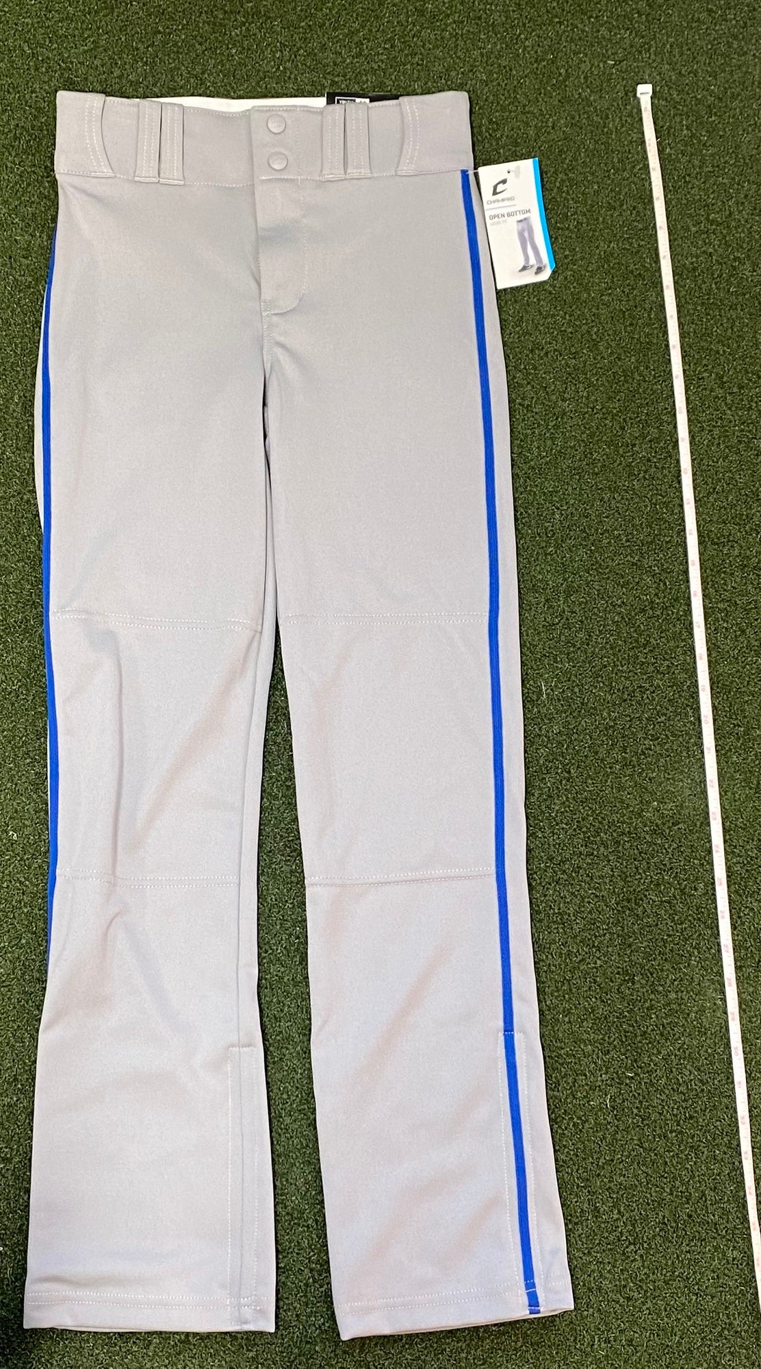 New Champro Team Apparel Youth White W/Red Stripes Baseball Pants Size  Medium