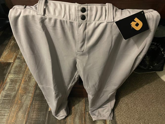 Gray New XL DeMarini Game Pants