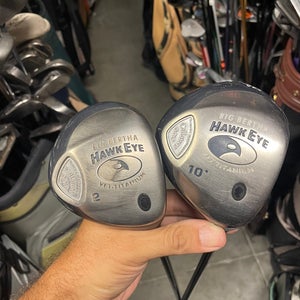 Callaway Big Bertha hawk eye driver 10 degrees firm flex and wood 2