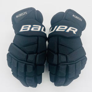 Washington Capitals Retro Reverse Bauer Supreme 2S Pro Hockey Gloves-14" W/ 13" Tightened Cuffs