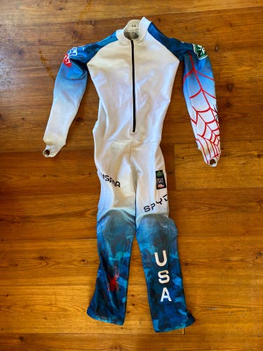 Used Large Spyder Padded Ski Suit FIS Legal
