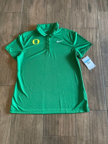 Nike Oregon Ducks Short Sleeve Polo shirt Women's M