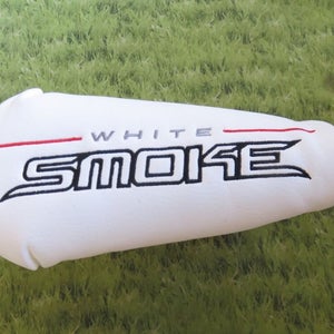 NEW * TaylorMade WHITE SMOKE Blade Putter Headcover - White Red ...