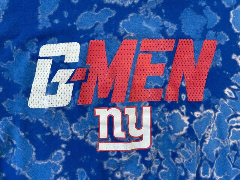 New York Giants G-Men NFL FOOTBALL SUPER AWESOME REVERSE TIE DYE Size XL T  Shirt