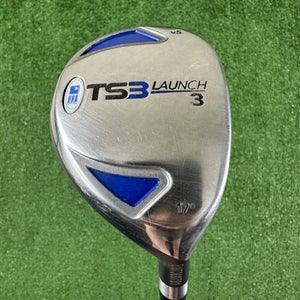 US KIDS TS3 Launch 3 Fairway Wood 17 Degree 63” Tall Gold Color Code 40.25”