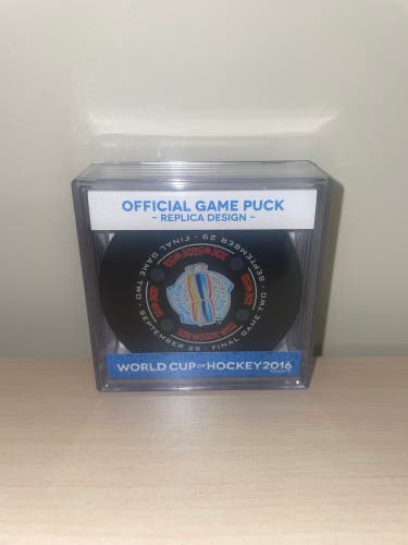 World Cup Of Hockey Puck Memorabilia