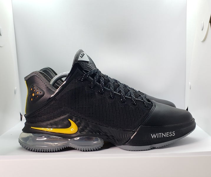 Nike LeBron 19 XIX Low 'Witness' Black/University Gold DH1270-002 Mens Size  12.5