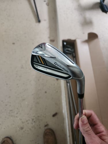 MENS Used TaylorMade Right Handed Rocketbladez Iron Set Stiff Flex 7 Pieces Steel Shaft