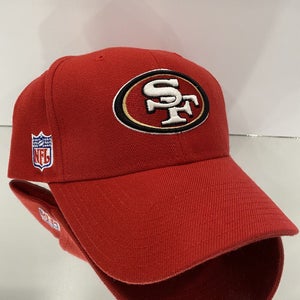 San Francisco 49ers Hat Cap Strapback Reebok Red NFL Football Men Adult Retro SF
